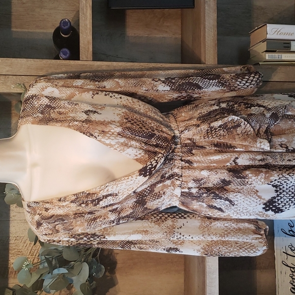 Express Dresses & Skirts - Gorgeous snakeprint dress